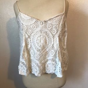 💙 Lace crop top